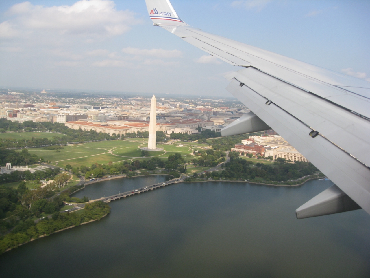 飛行機からの景色 ワシントンレーガン空港 ワシントンｄ ｃ アメリカ の旅行記 ブログ By テンテンさん フォートラベル