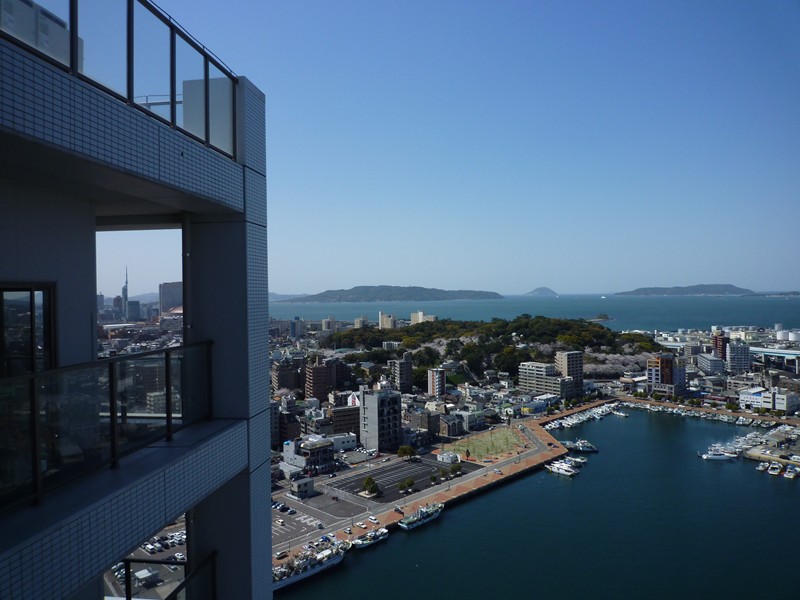 福岡 港 D Wingbaytower ディーウイングベイタワー 30fからの景色 博多 福岡県 の旅行記 ブログ By ちんちくりんさん フォートラベル