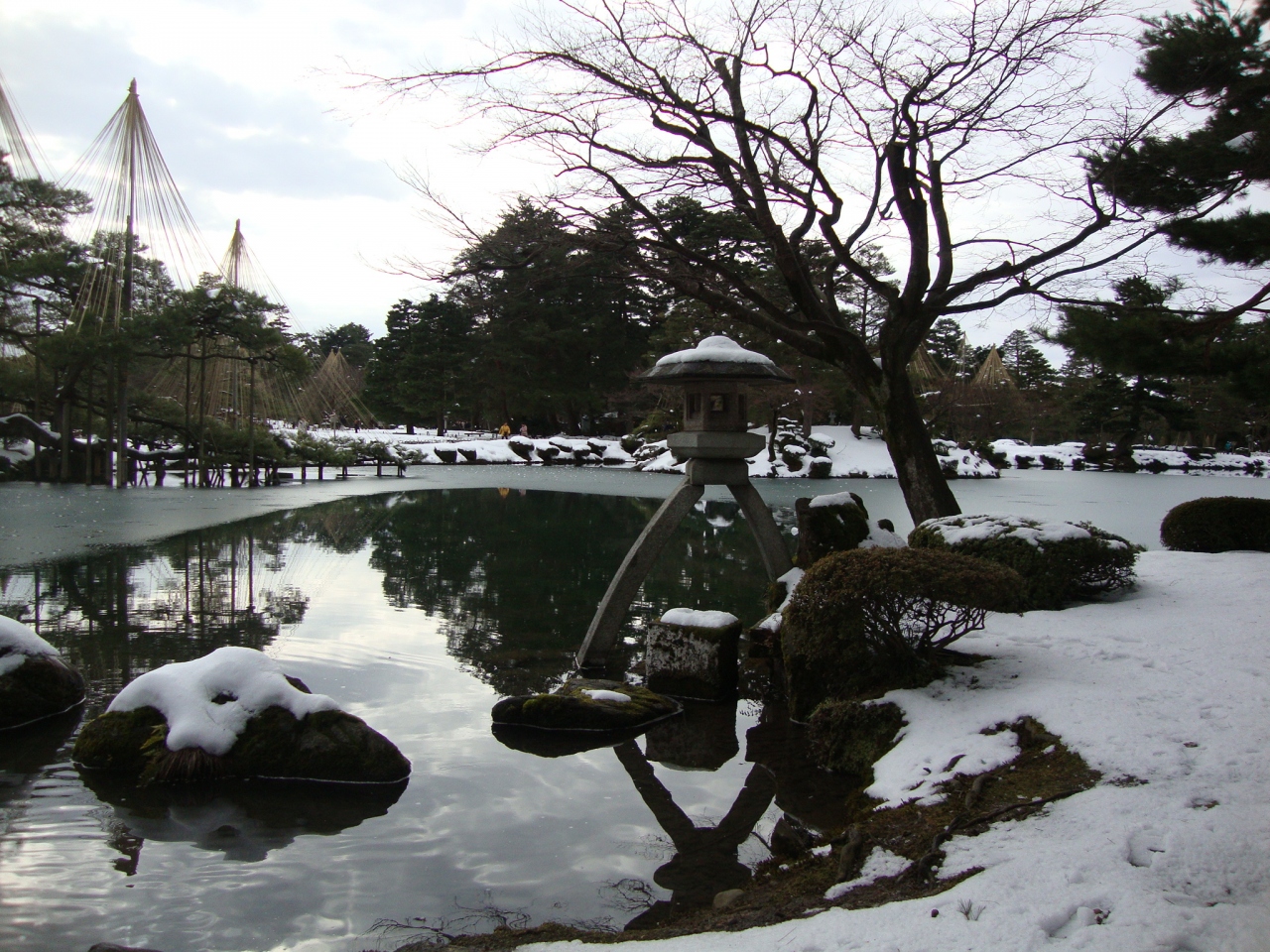 雪吊りがみごとな兼六園を散策する 金沢 石川県 の旅行記 ブログ By Alpsmakiさん フォートラベル