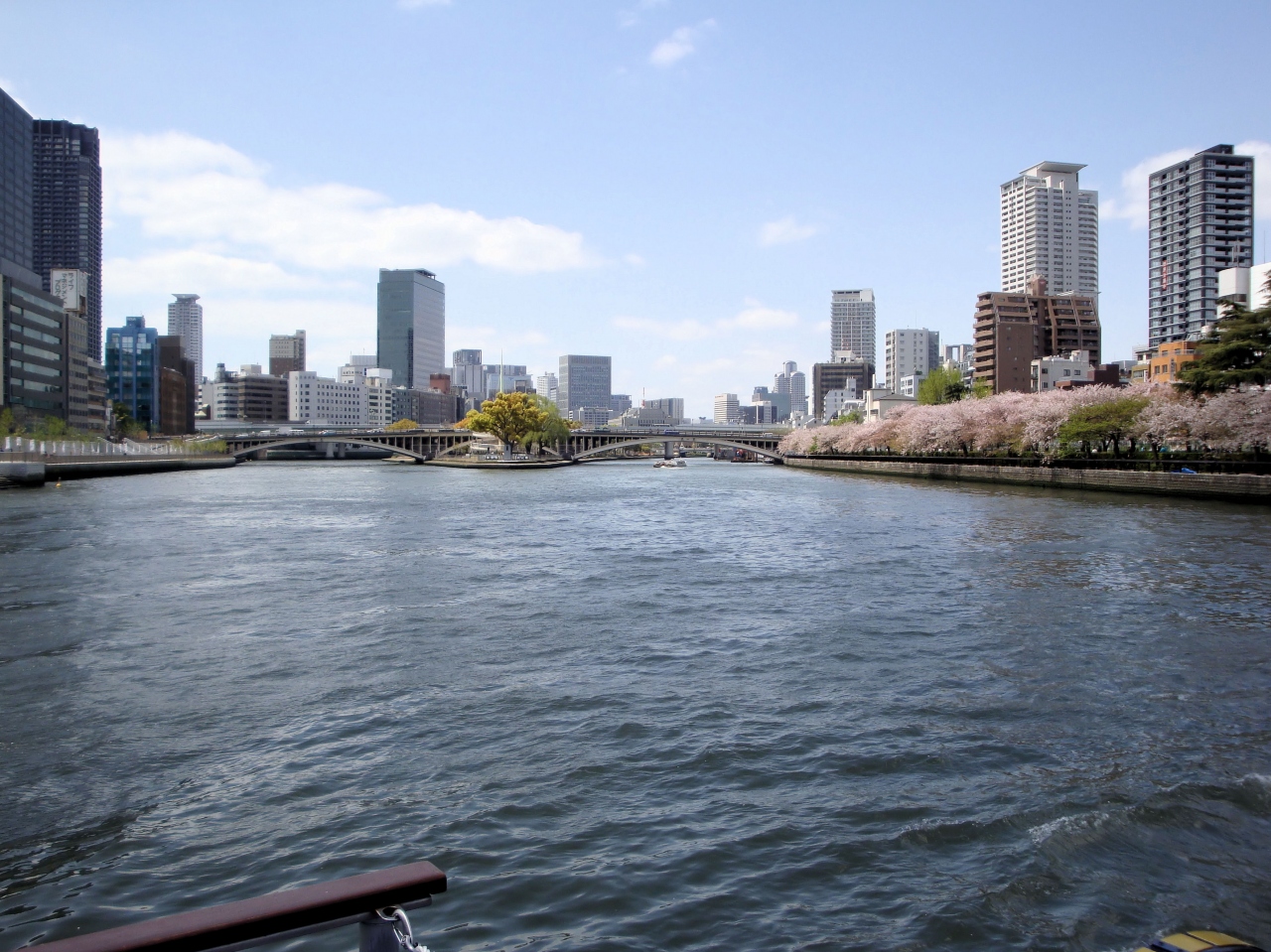 大阪大川 リバークルーズ船 ひまわり で桜ランチクルーズ 大阪城 京橋 大阪 の旅行記 ブログ By Goodspeedさん フォートラベル