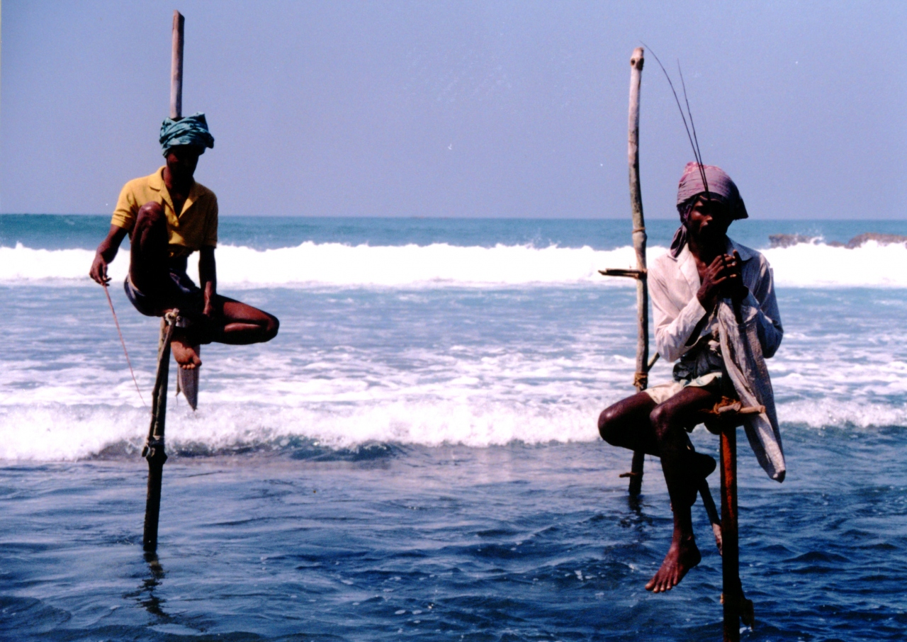 スリランカ鉄道で Stilt Fishing ストルト フイッシング を見に行った日 その他の都市 スリランカ の旅行記 ブログ By 北風さん フォートラベル