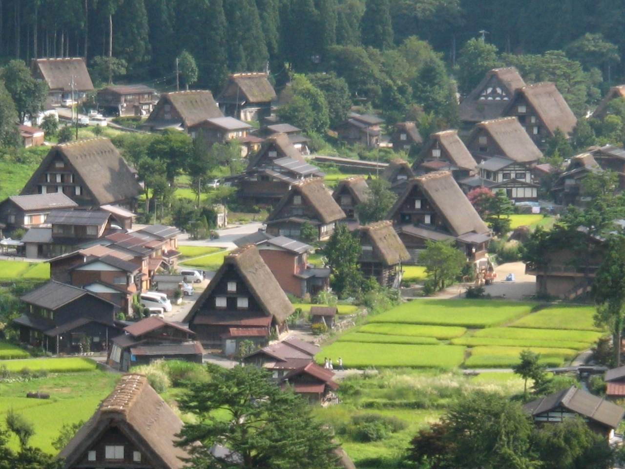 我が家のetc設置記念旅行 前編 世界遺産 白川郷の合掌造りに