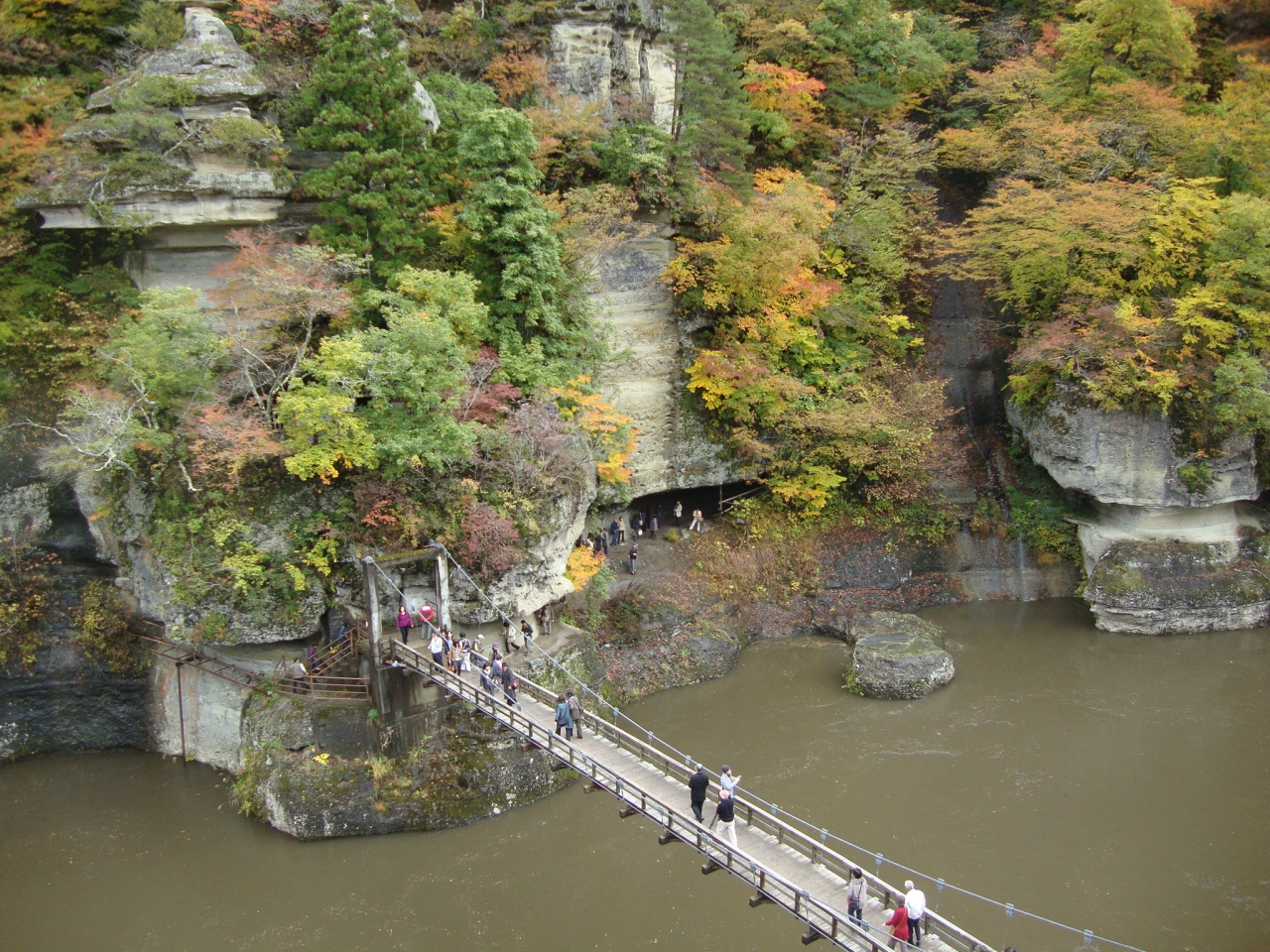 紅葉の会津西街道 塔のへつり 喜多方 福島県 の旅行記 ブログ By Alpsmakiさん フォートラベル