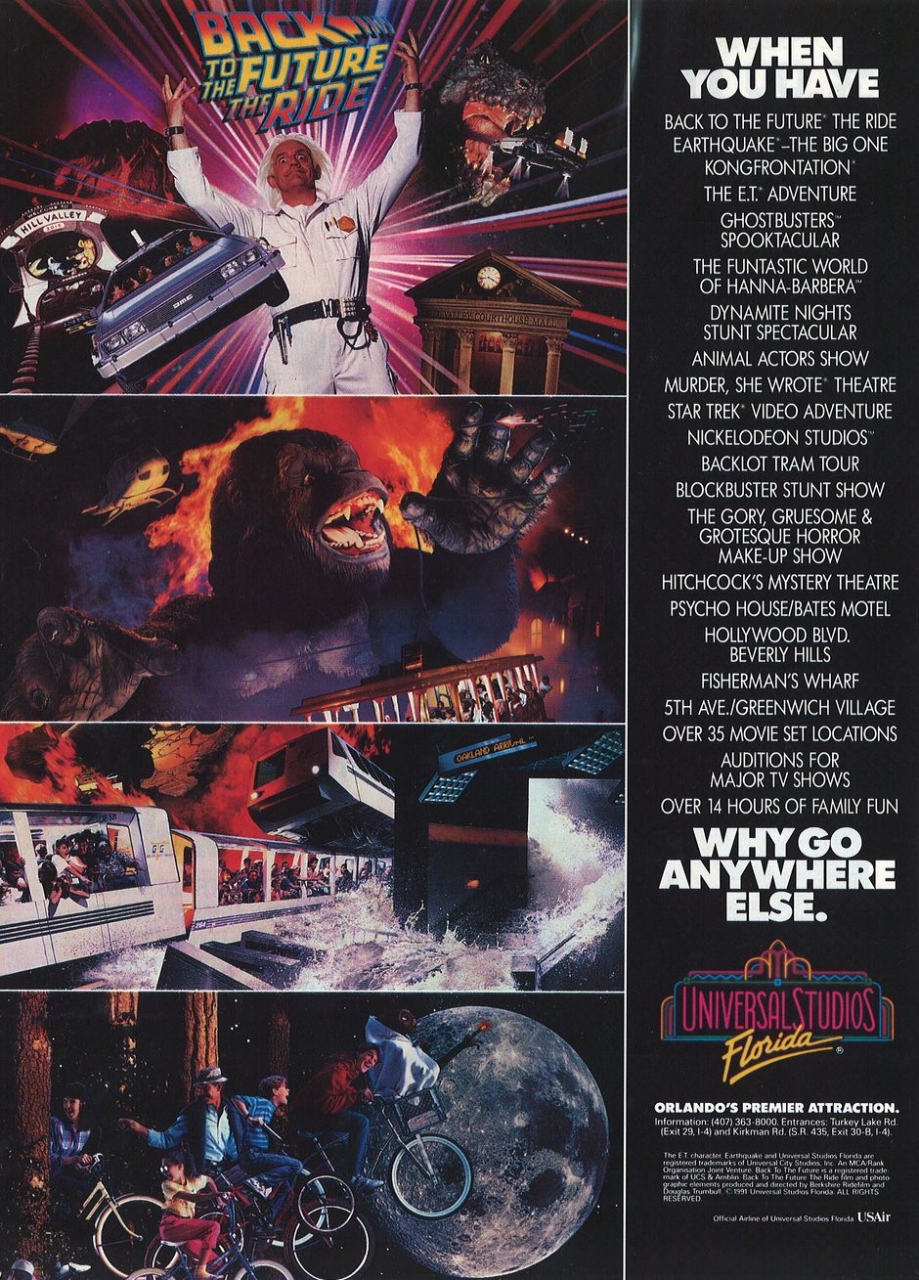 90年代のアメリカ1992 3 たまには ベタ なテーマパークめぐり Vol 2 ユニバーサル スタジオ フロリダ オーランド アメリカ の旅行記 ブログ By たぬき２号さん フォートラベル
