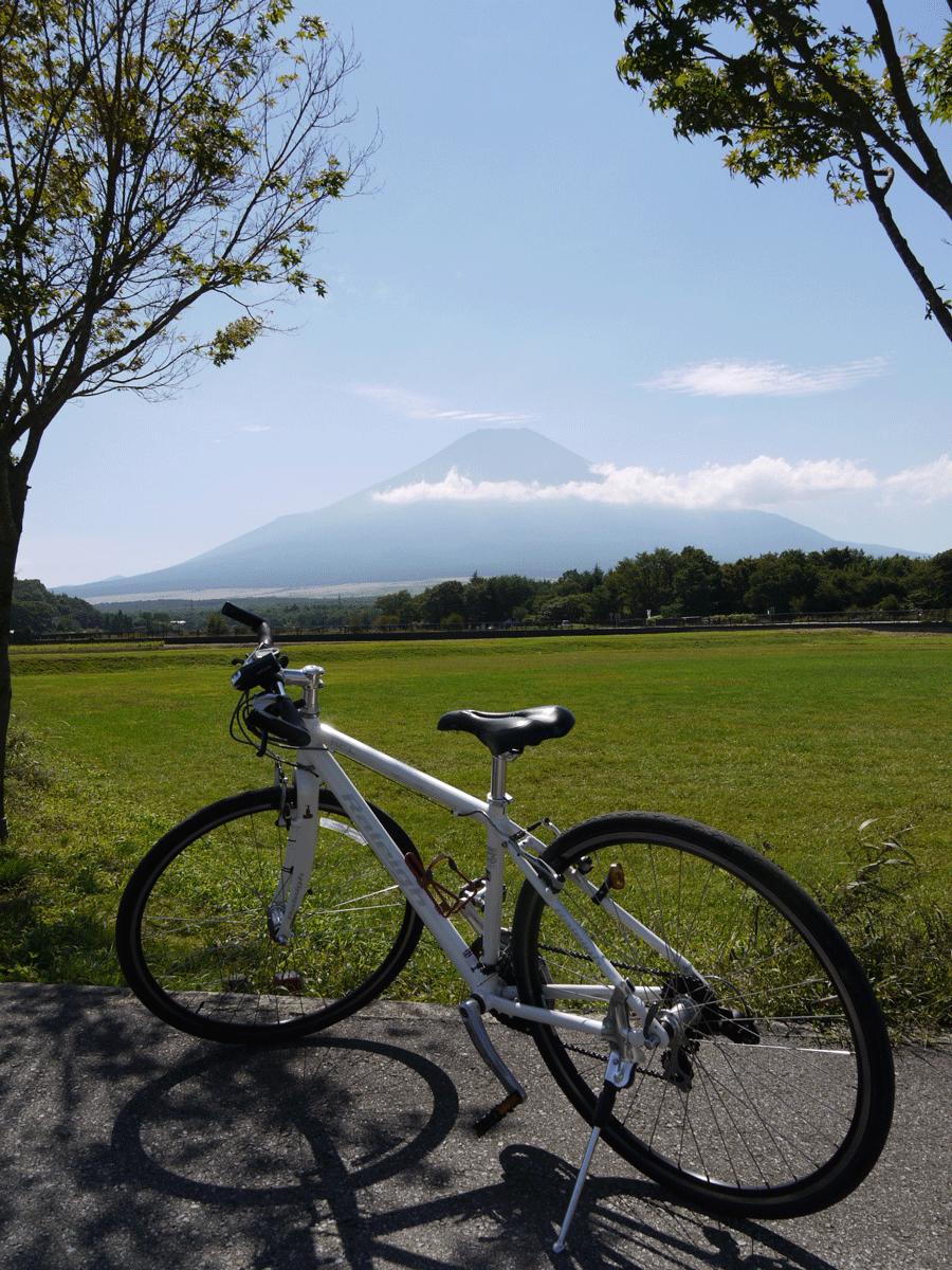 河口湖 自転車