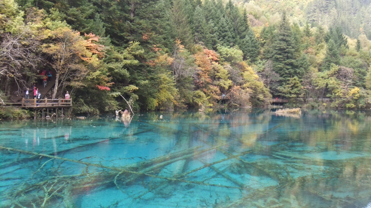 清流が山の斜面を流れ 湖の中で宝石が輝く九寨溝 九寨溝 中国 の旅行記 ブログ By 幸福美満さん フォートラベル