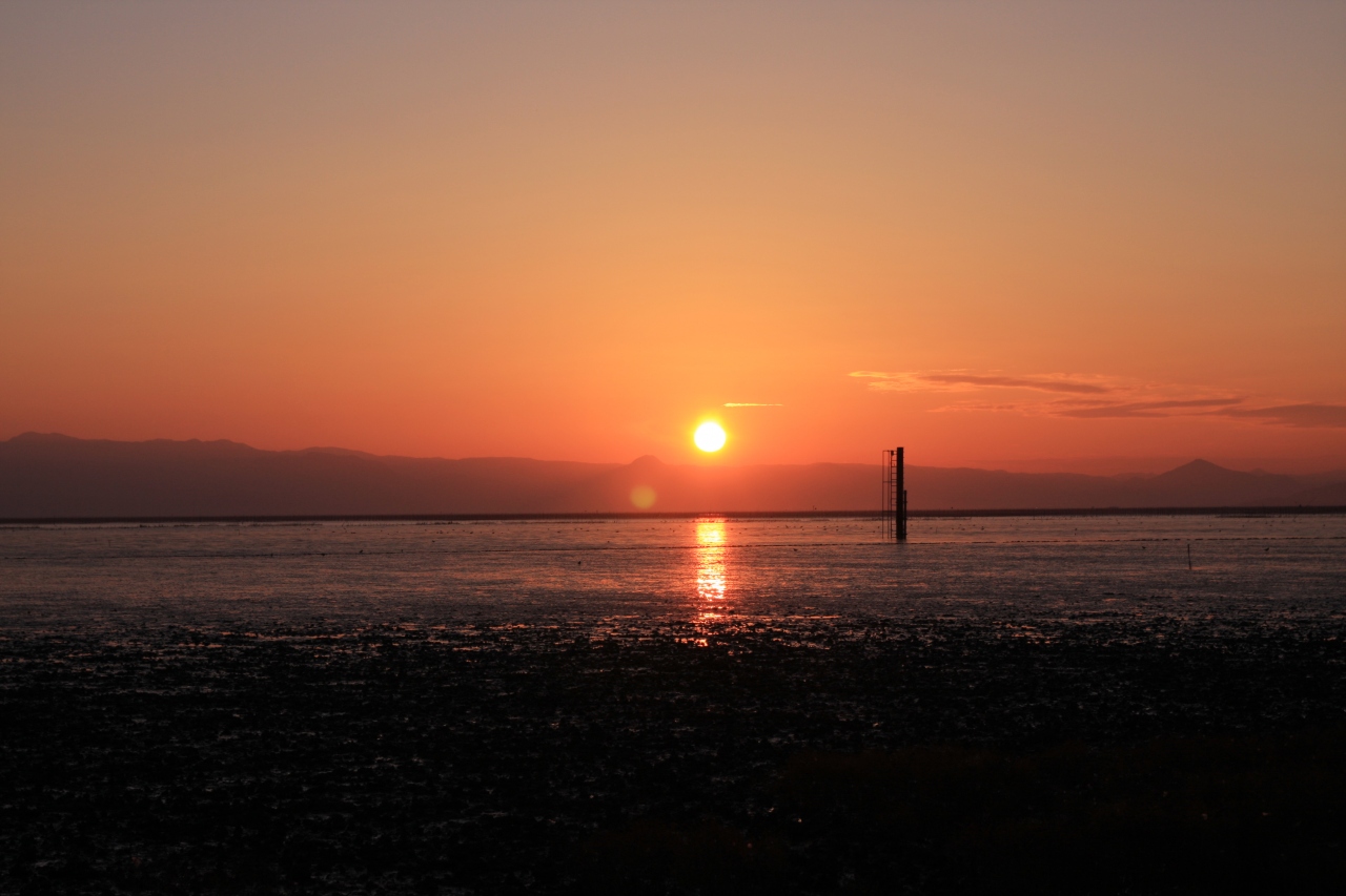 佐賀県 有明 有明海干潟の夕日 佐賀市 佐賀県 の旅行記 ブログ By 弾丸トラベラー さん フォートラベル