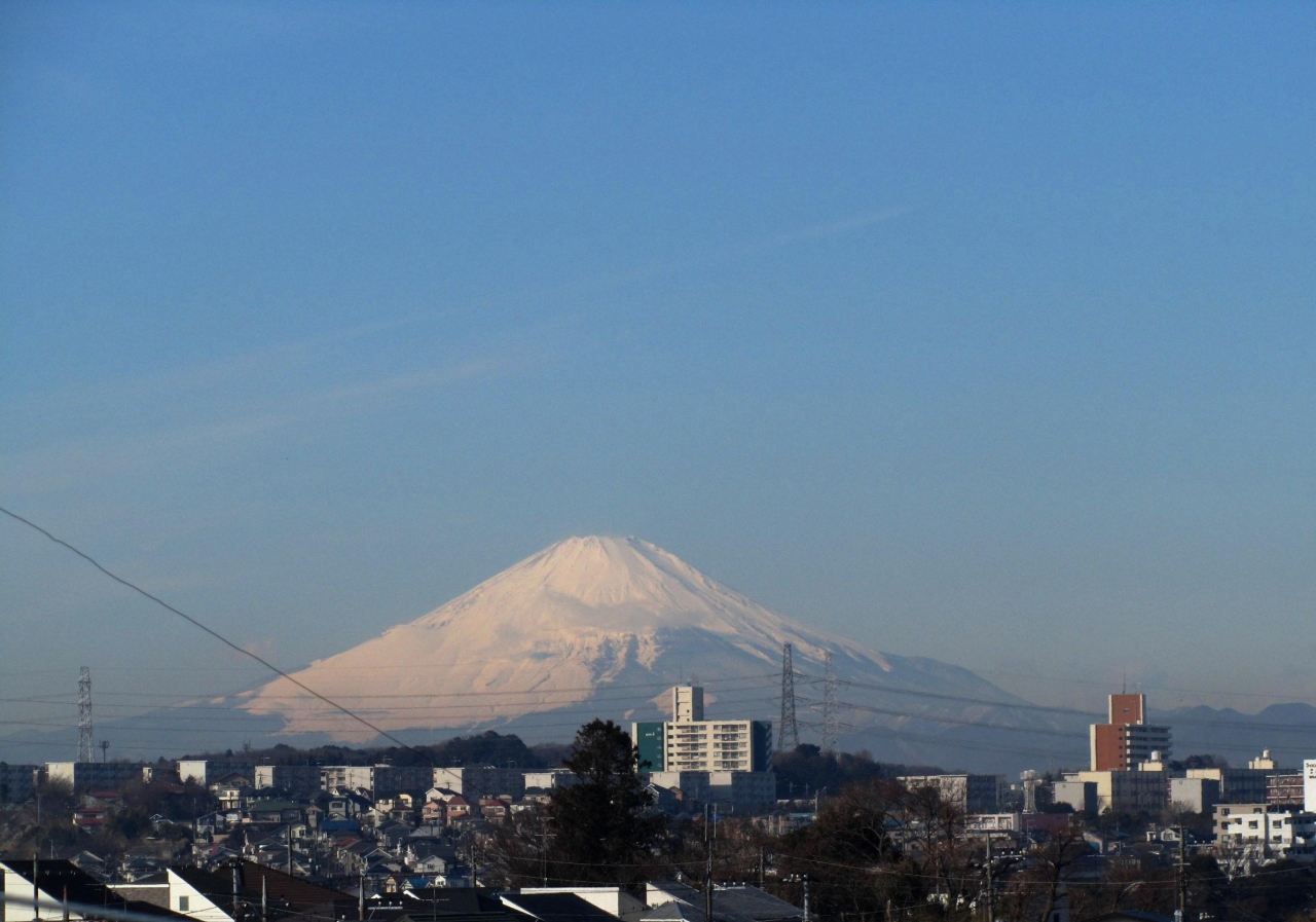 横浜から富士山 ２０１２年１月２５日の朝はドカ雪です 神奈川県の旅行記 ブログ By あんみつ姫さん フォートラベル