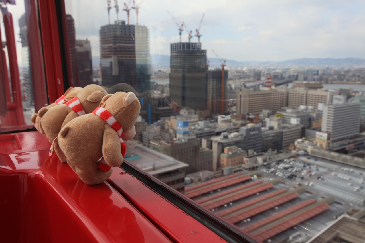 Hep Five スケールのでかい360度の大パノラマ Ferris Wheel 観覧車 キタ 大阪駅 梅田 大阪 の旅行記 ブログ By みにくまさん フォートラベル