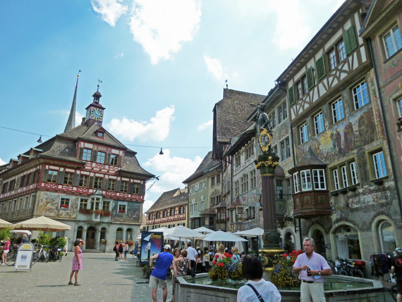 『ラインの宝石 − シュタイン・アム・ラインで夏のひととき』シュタイン・アム・ライン(スイス)の旅行記・ブログ by クロパンさん【フォートラベル】