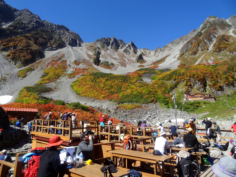 日本の凄すぎる紅葉登山 穂高岳 涸沢カール まるで絵葉書の世界 涸沢ヒュッテ 穂高 安曇野 長野県 の旅行記 ブログ By 世界攻略者さん フォートラベル