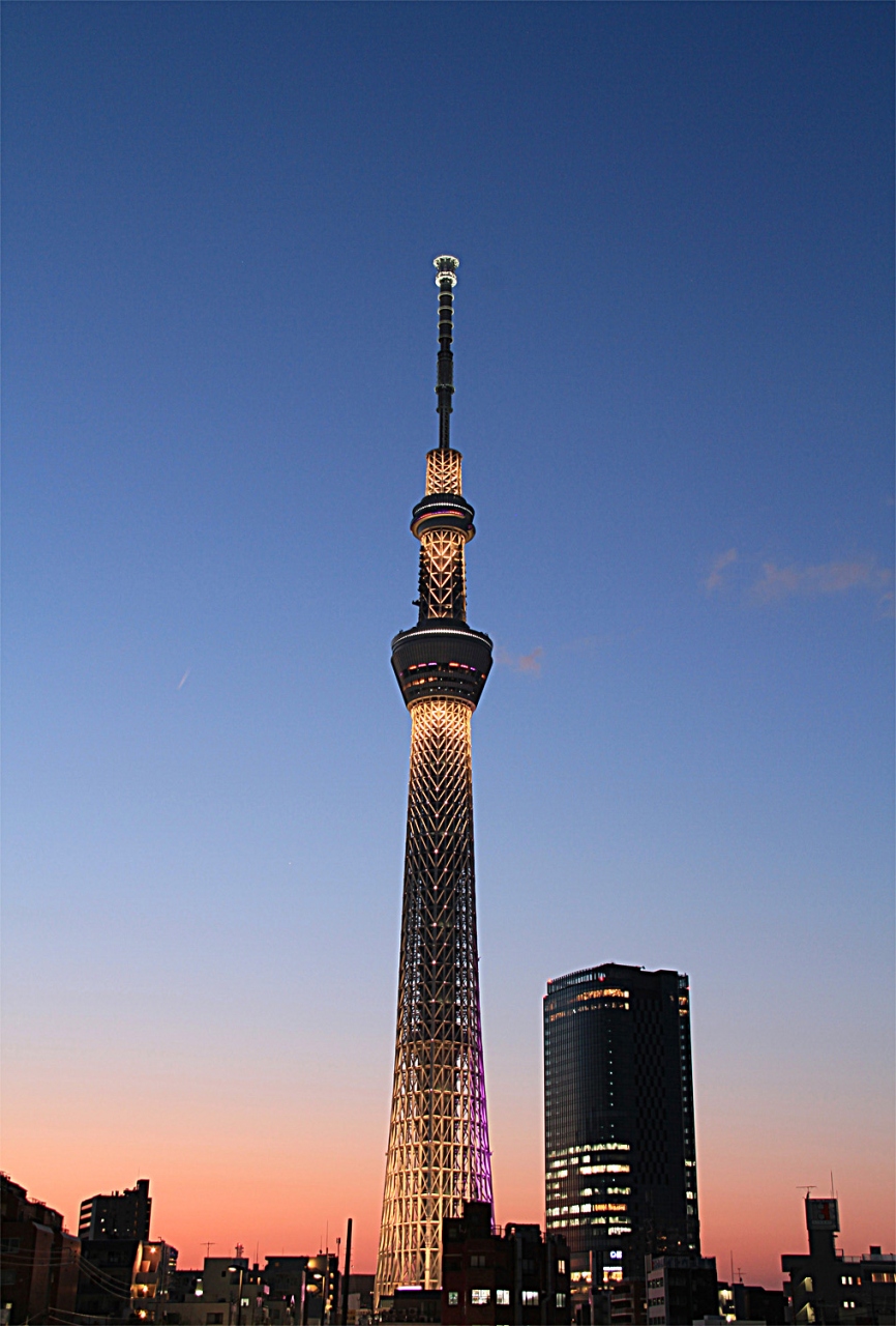 黄昏の東京スカイツリー 地上450mから眺める東京の夜景はまさに絶景でした 浅草 東京 の旅行記 ブログ By Mill Reefさん フォートラベル