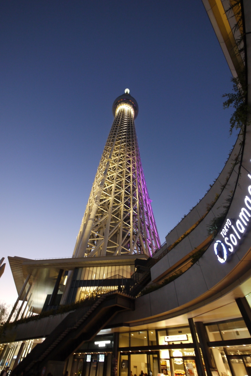 近郊29 12 10スカイツリーへの職場旅行1 素晴らしい展望と夜景 浅草 東京 の旅行記 ブログ By Suomita2さん フォートラベル