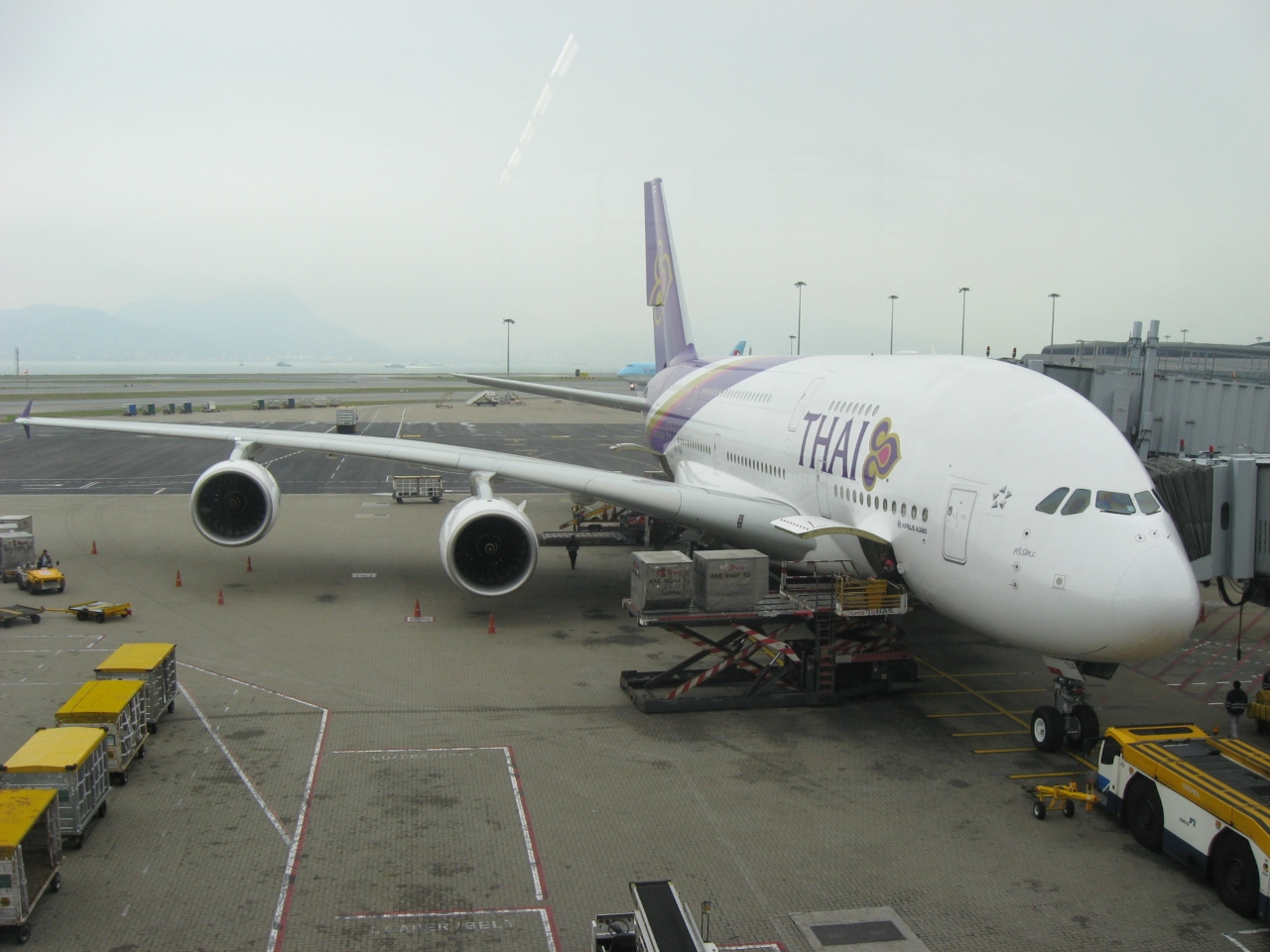 日本就航前にタイ国際航空のa380に乗ってきました Tg601便香港 バンコク 香港 香港 の旅行記 ブログ By Tmbsさん フォートラベル