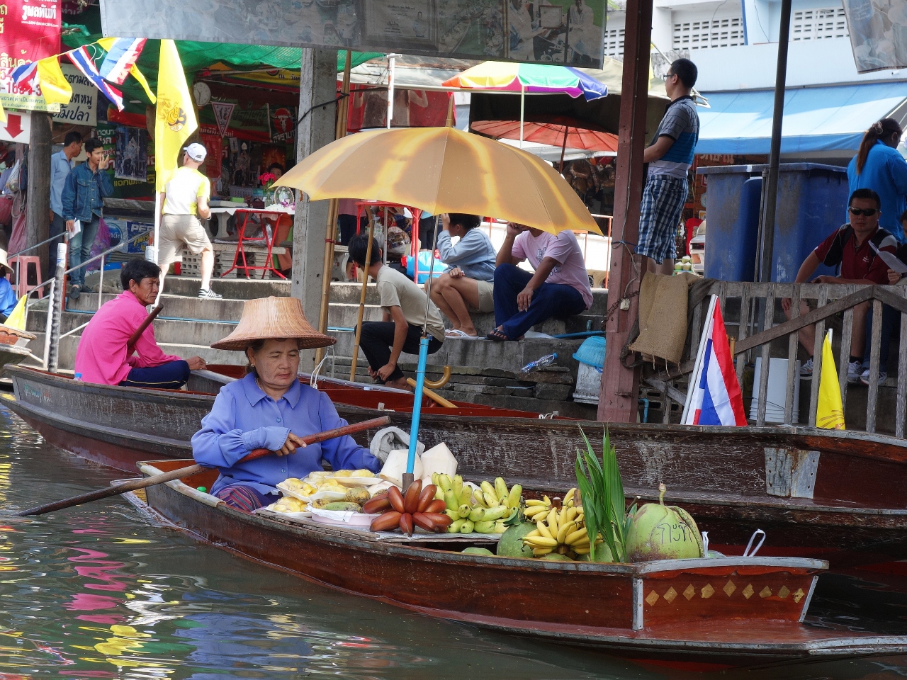 12冬 微笑みの国タイで癒されて 9 ココナッツ ファーム 水上マーケット編 その他の都市 タイ の旅行記 ブログ By Aya Photripさん フォートラベル