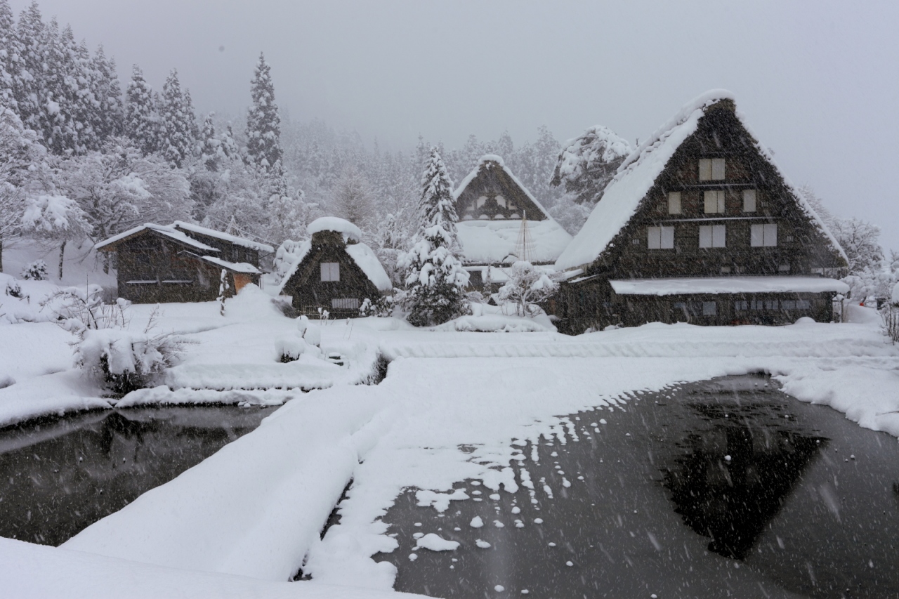 雪の合掌造り集落巡りと古都・飛騨高山の旅