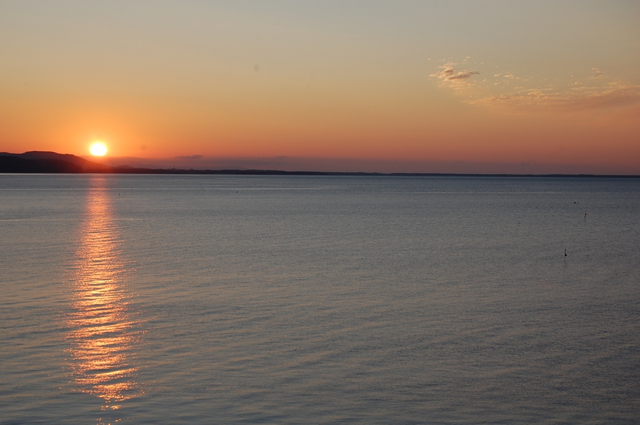 久々の夕日でした サロマ湖 サロマ湖 湧別 北海道 の旅行記 ブログ By Guyさん フォートラベル