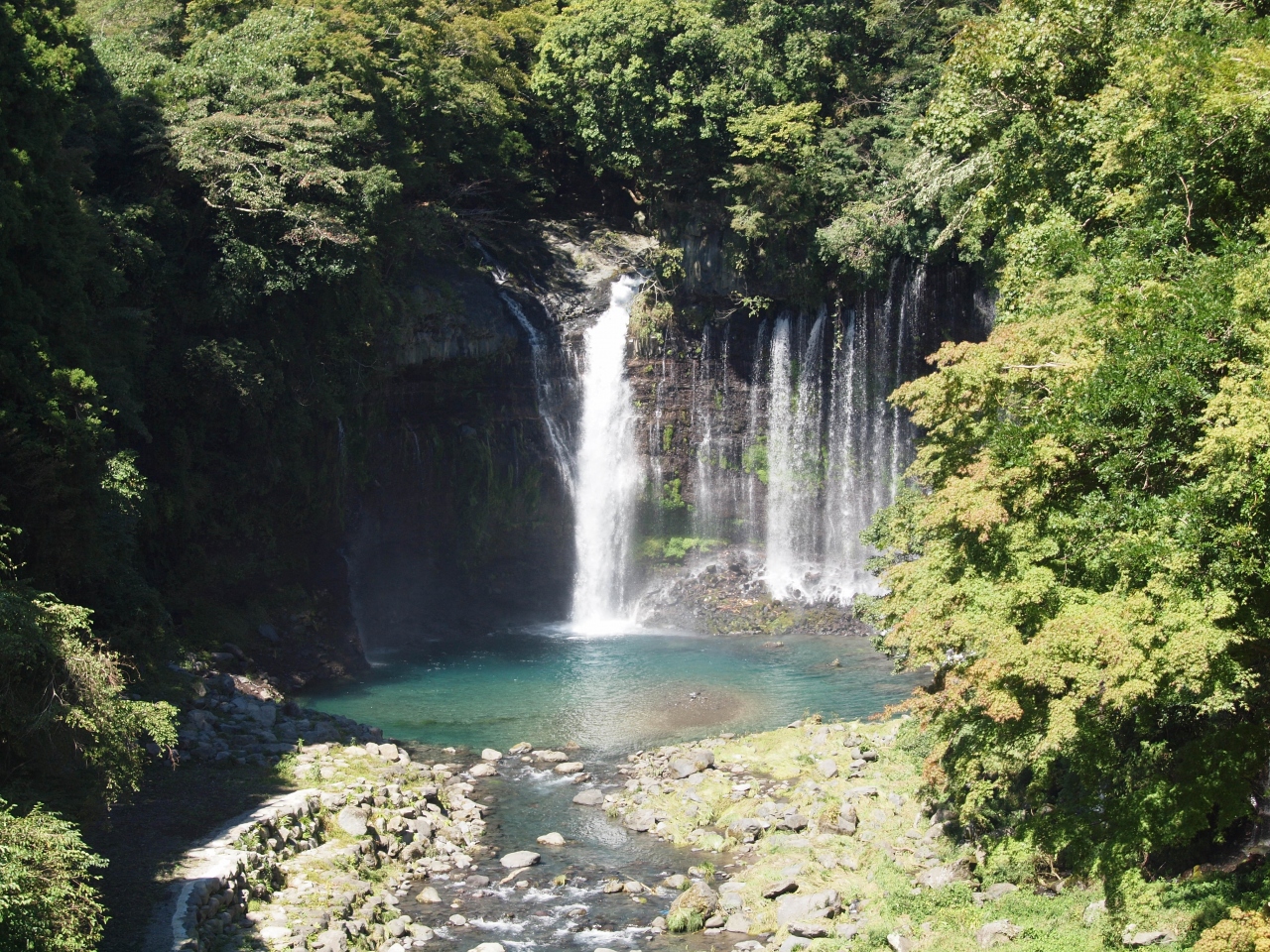 工事中で滝壺までは下りて行けない白糸の滝でした 富士宮 静岡県 の旅行記 ブログ By ｊｉｎちゃんさん フォートラベル