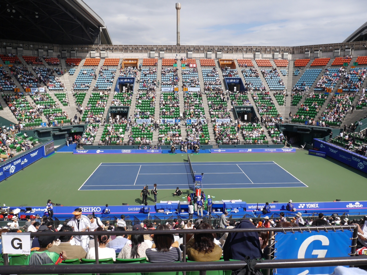 東レパン パシフィックテニス13決勝戦 13 09 28 有明 新木場 東京 の旅行記 ブログ By 杏仁豆腐さん フォートラベル