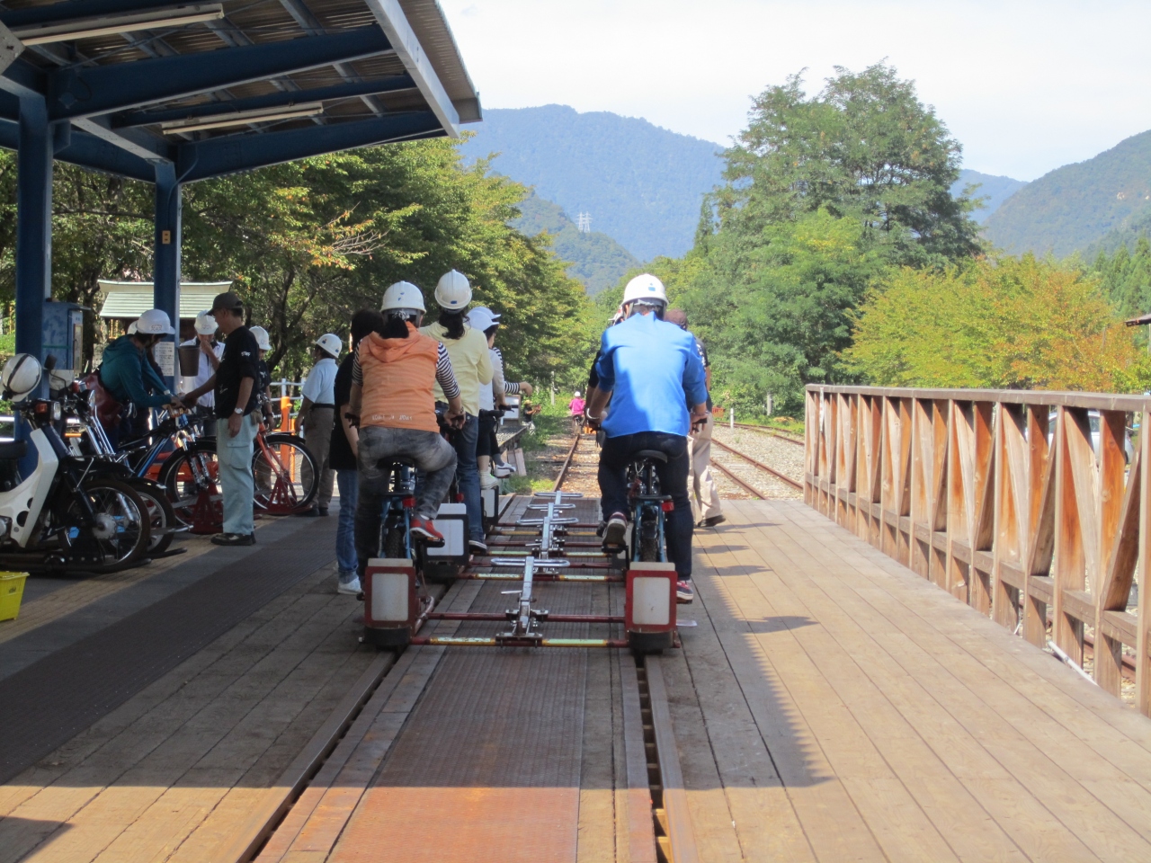トロッコ 自転車