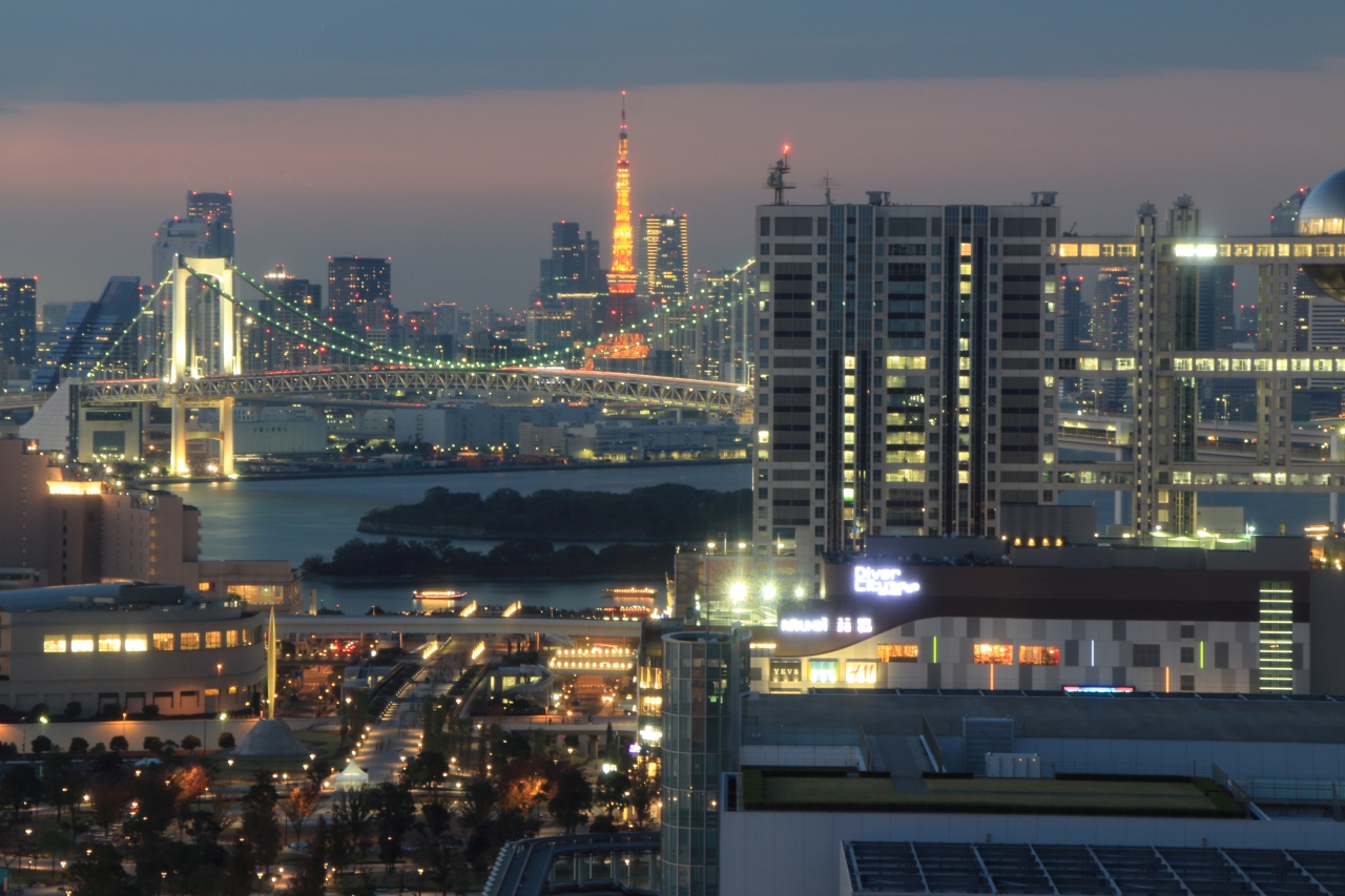 秋晴れのお台場 昼もいいけど夜景もグー お台場 東京 の旅行記 ブログ By ニッキーさん フォートラベル