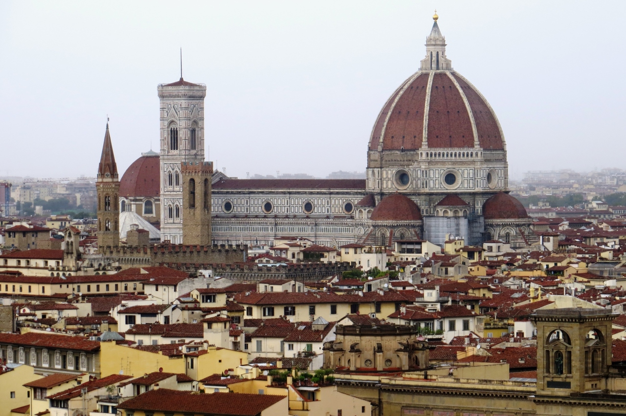 13秋 イタリア旅行記2 30 9月29日 4 フィレンツェ 4 ミケランジェロ広場 丘の上からの眺望 フィレンツェ イタリア の旅行記 ブログ By 旅人のくまさんさん フォートラベル