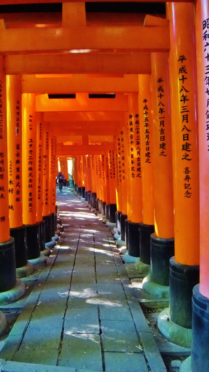 伏見稲荷 千本鳥居をくぐりました 京都の旅行記 ブログ By Kazさん フォートラベル
