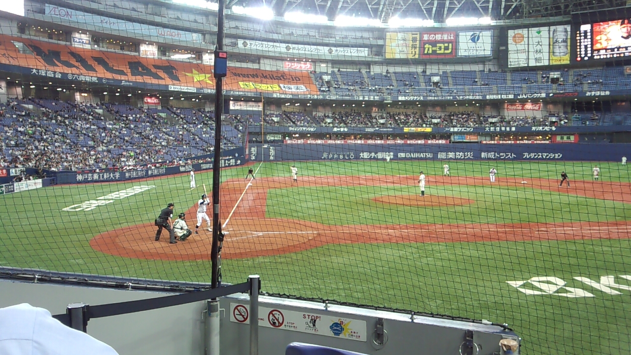 京セラドーム Osaka Classic 14 オリックス バファローズvs福岡ソフトバンクホークス 大阪歴史博物館 ミナミ 難波 天王寺 大阪 の旅行記 ブログ By にゃん吉くん１２さん フォートラベル
