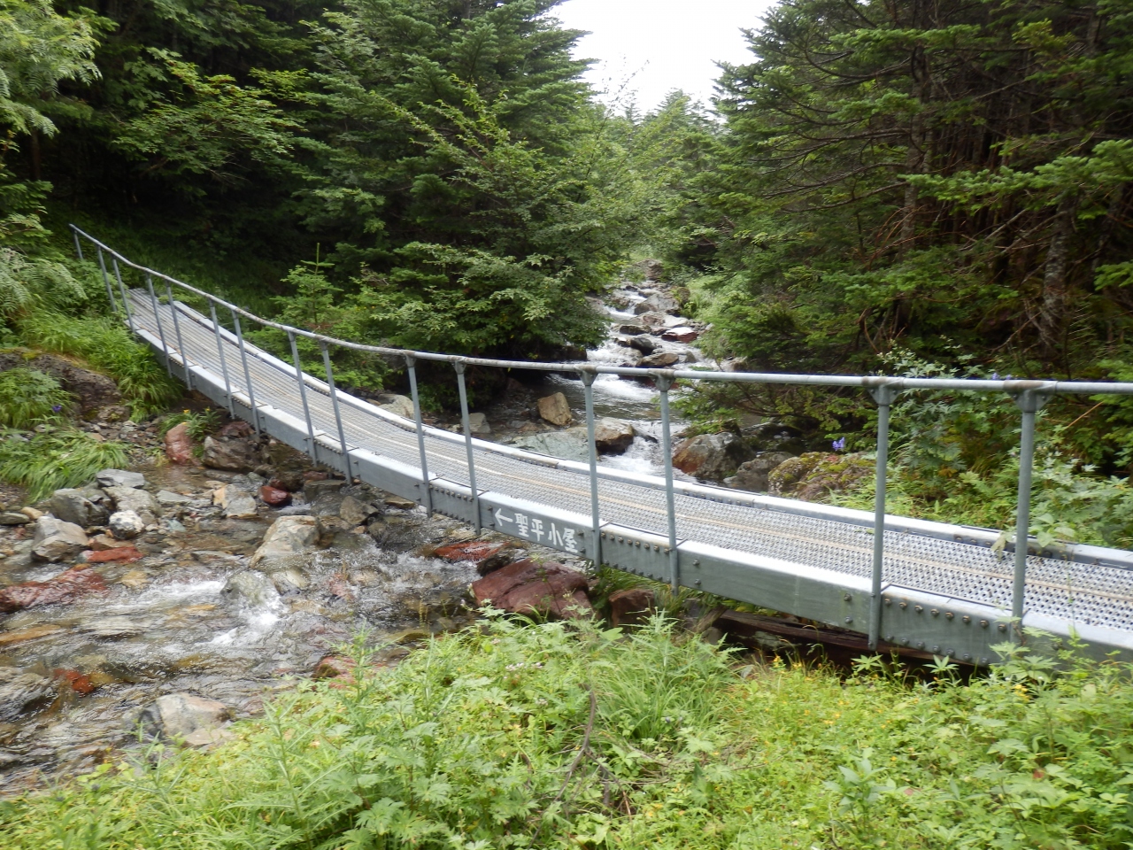 聖岳 光岳縦走 ２日目 椹島ロッジ 聖沢登山口 聖沢吊橋 聖平小屋 静岡市 葵区 駿河区 静岡県 の旅行記 ブログ By どりーまーさん フォートラベル