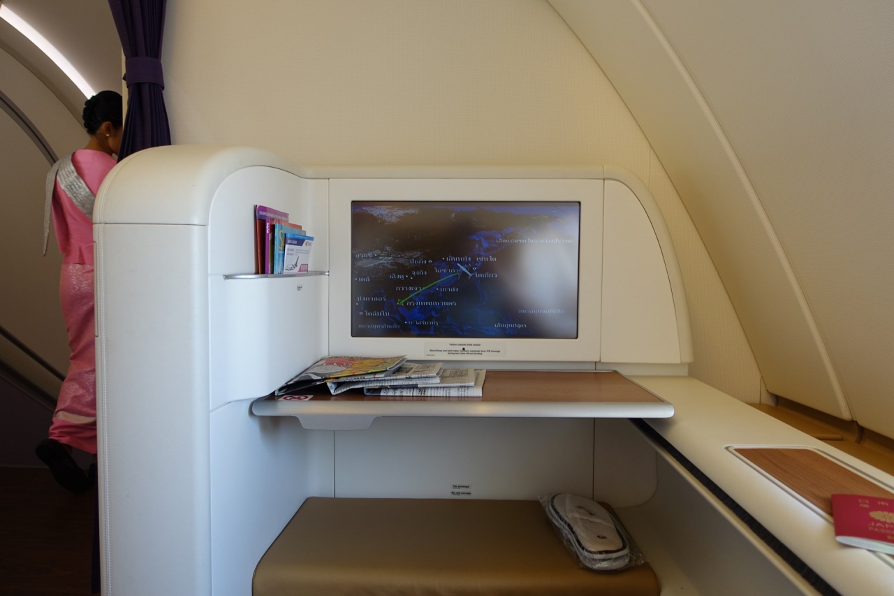 タイ航空 Tg623 A380 ファーストクラス 関西空港 バンコク スワンンナプーム空港 バンコク タイ の旅行記 ブログ By ちんちくりんさん フォートラベル