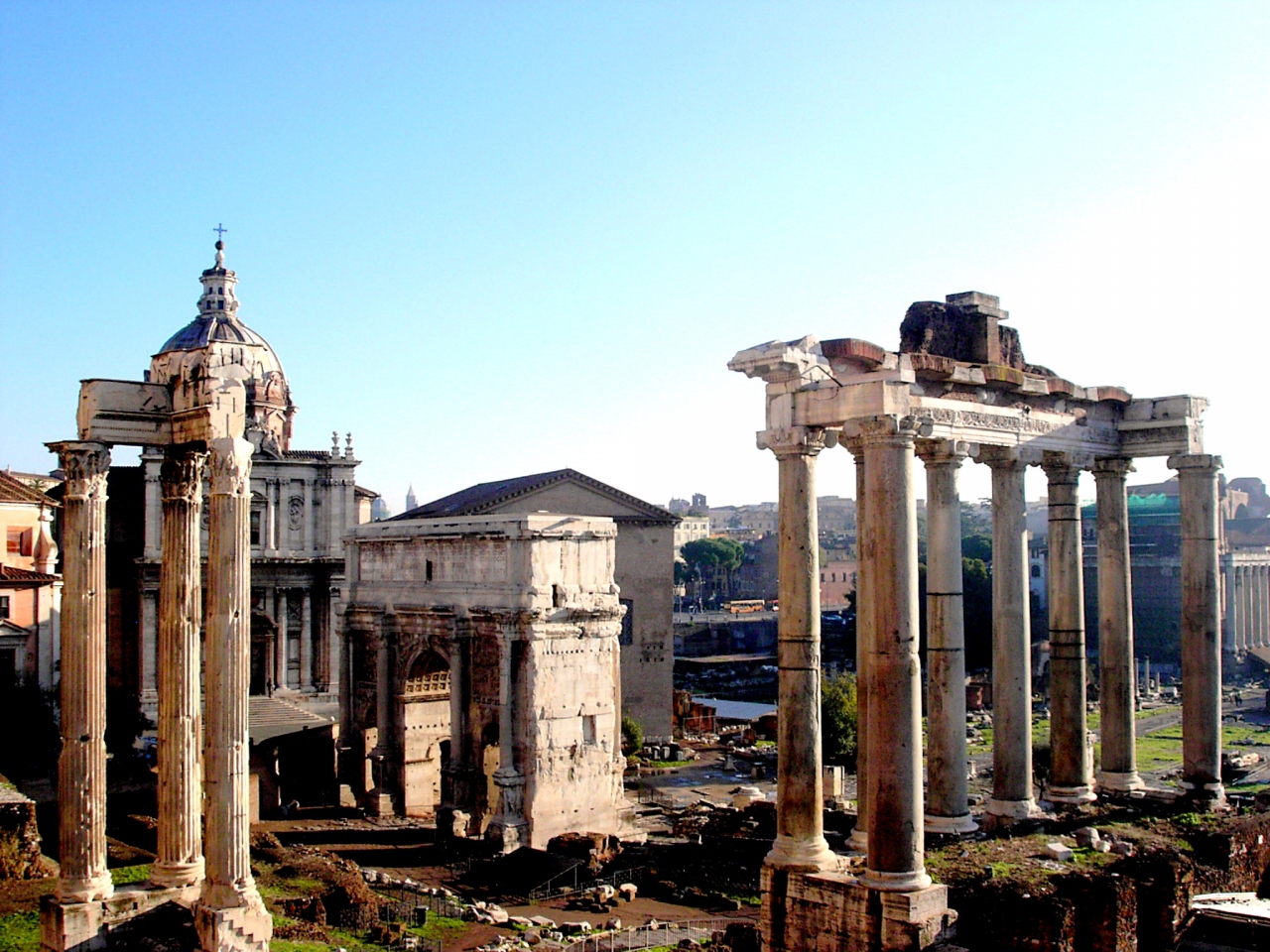 晩秋のイタリア周遊旅情・WT信の旅行三昧ここから始まる9、待望のローマその1フォロ・ロマーノ