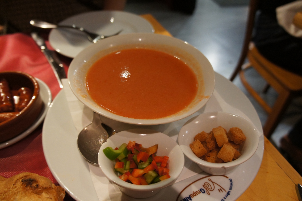 スペインの美味しいもの ガスパチョ バルセロナ スペイン の旅行記 ブログ By 旅美人さん フォートラベル