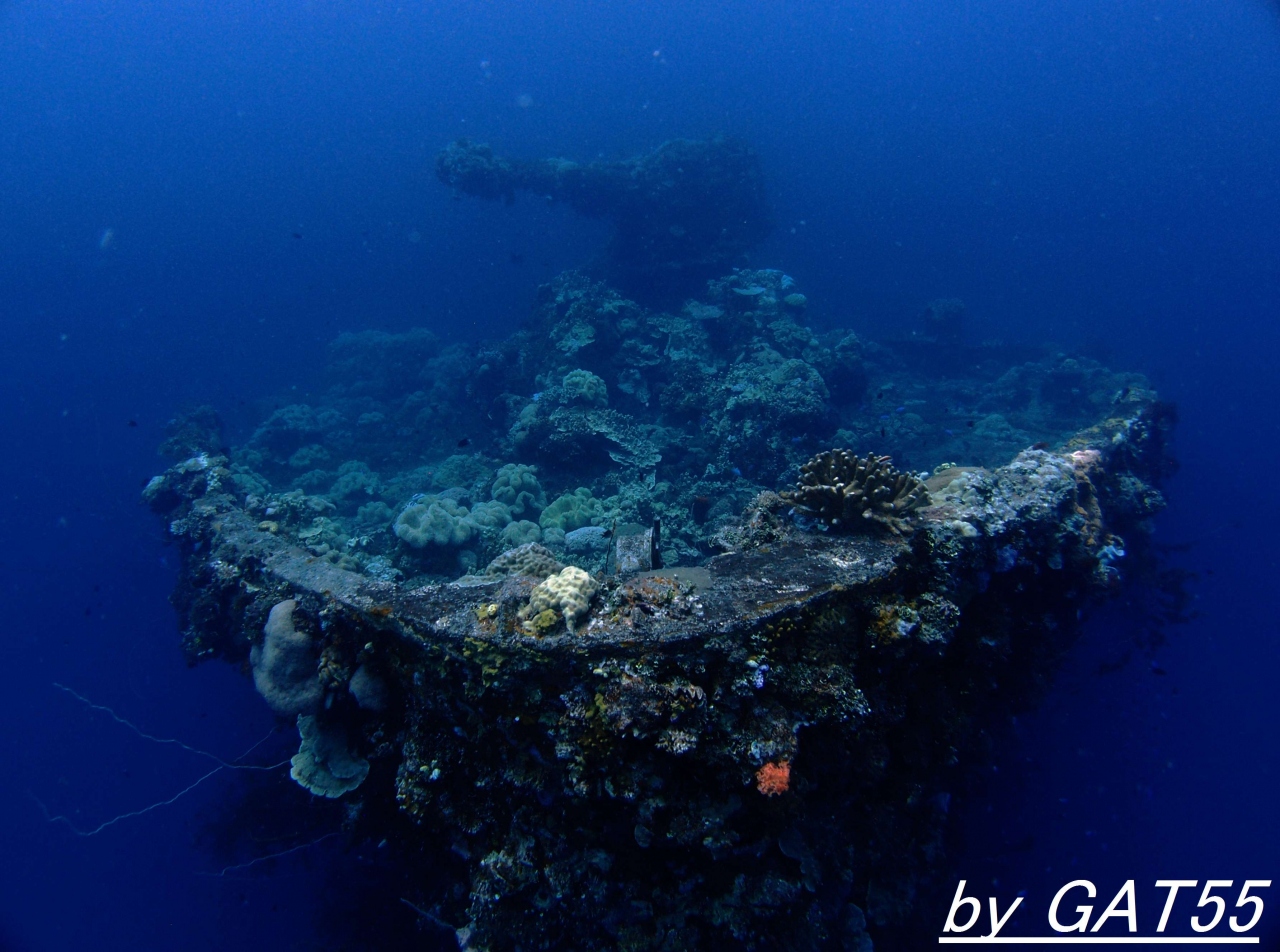 71年前の戦場へトラック諸島でdive 特設航空機運搬艦 富士川丸 Fuzigawa Maru チュック トラック ミクロネシア の旅行記 ブログ By Gatさん フォートラベル