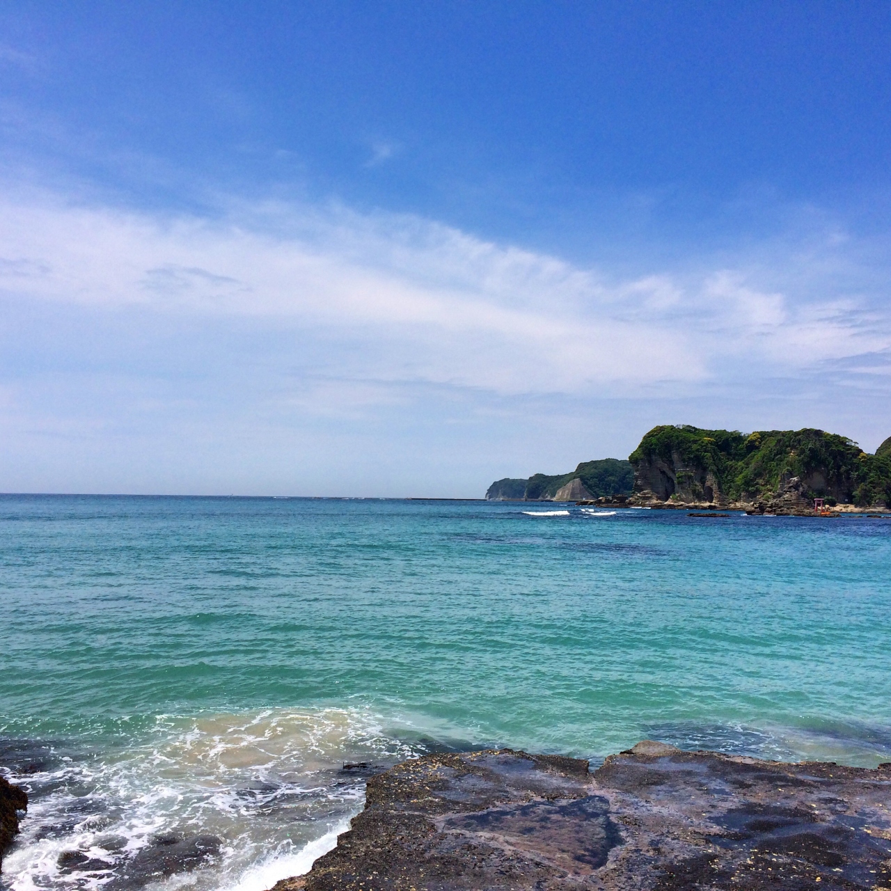 梅雨が来る前に 青い海を求め房総へ04 ほんとに青かった守谷海岸の海 勝浦 千葉県 の旅行記 ブログ By Picotabiさん フォートラベル