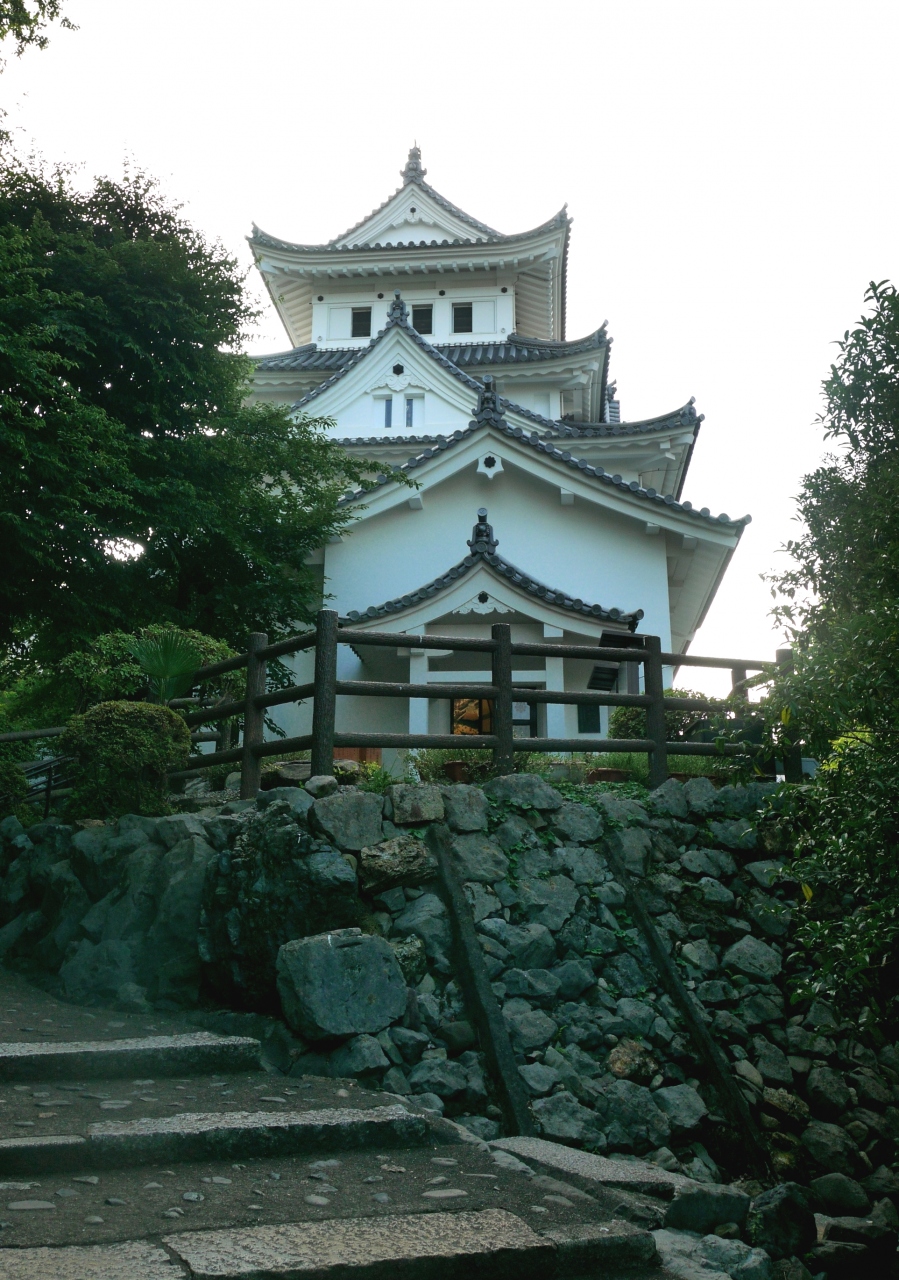 【国内196】2015.7 大垣出張とんぼがえり 大垣城をかいまみる 抹茶ひつまぶし日本一弁当