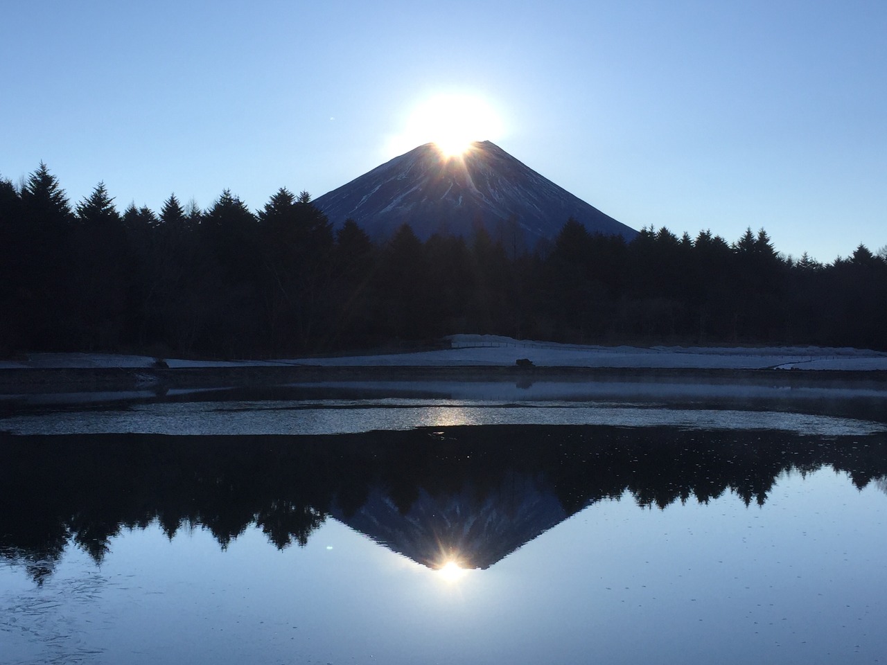 ダブルダイヤモンド富士は眩しかった 山梨県の旅行記 ブログ By 住光丸さん フォートラベル