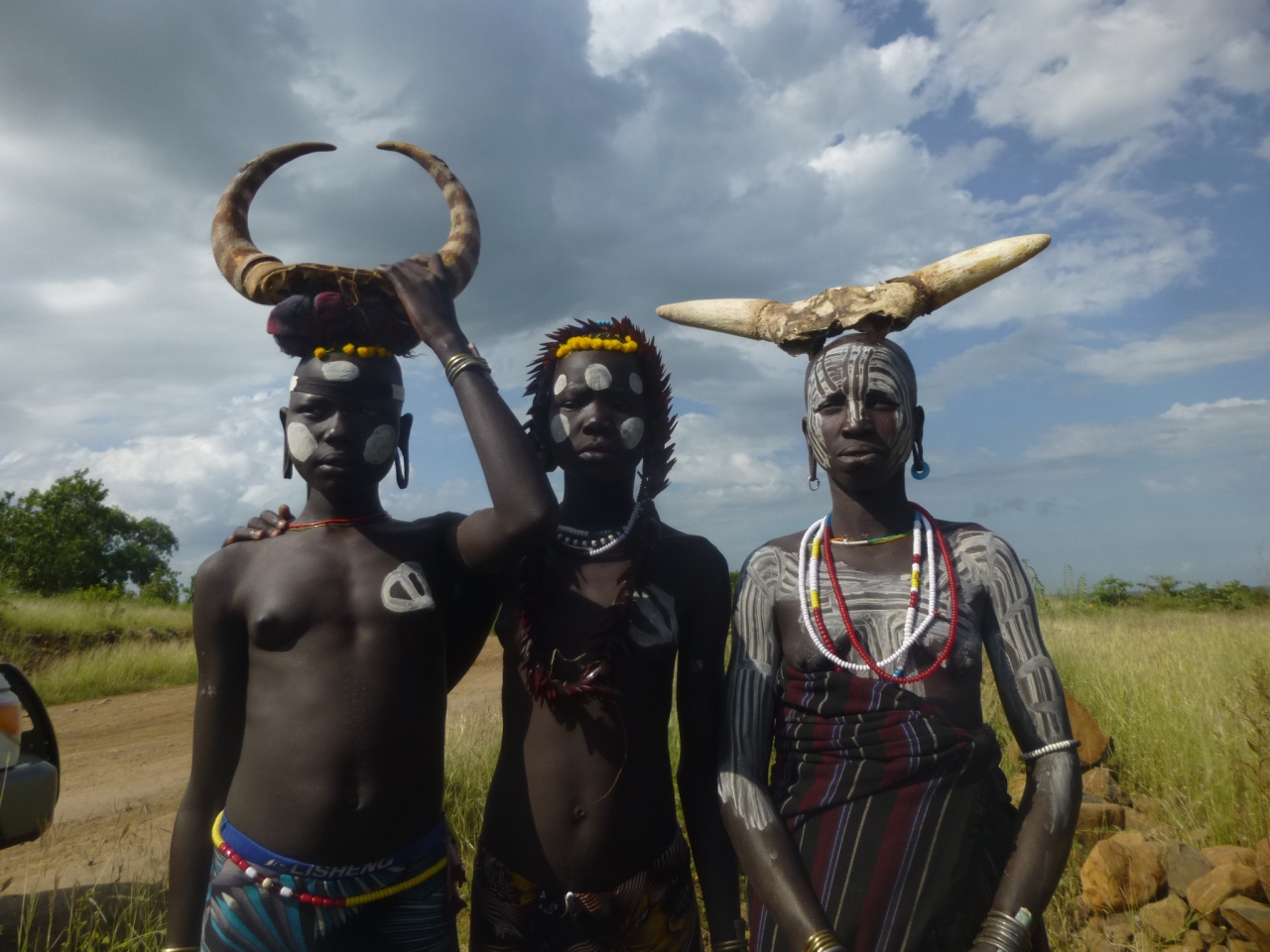 エチオピア　Omo Valley の人達