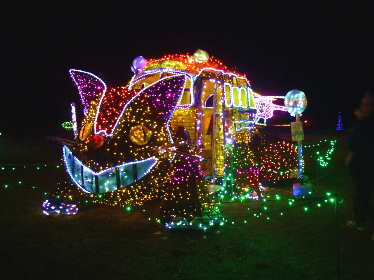 辰野・・荒神山公園のイルミネーション』辰野・箕輪・高遠(長野県)の 