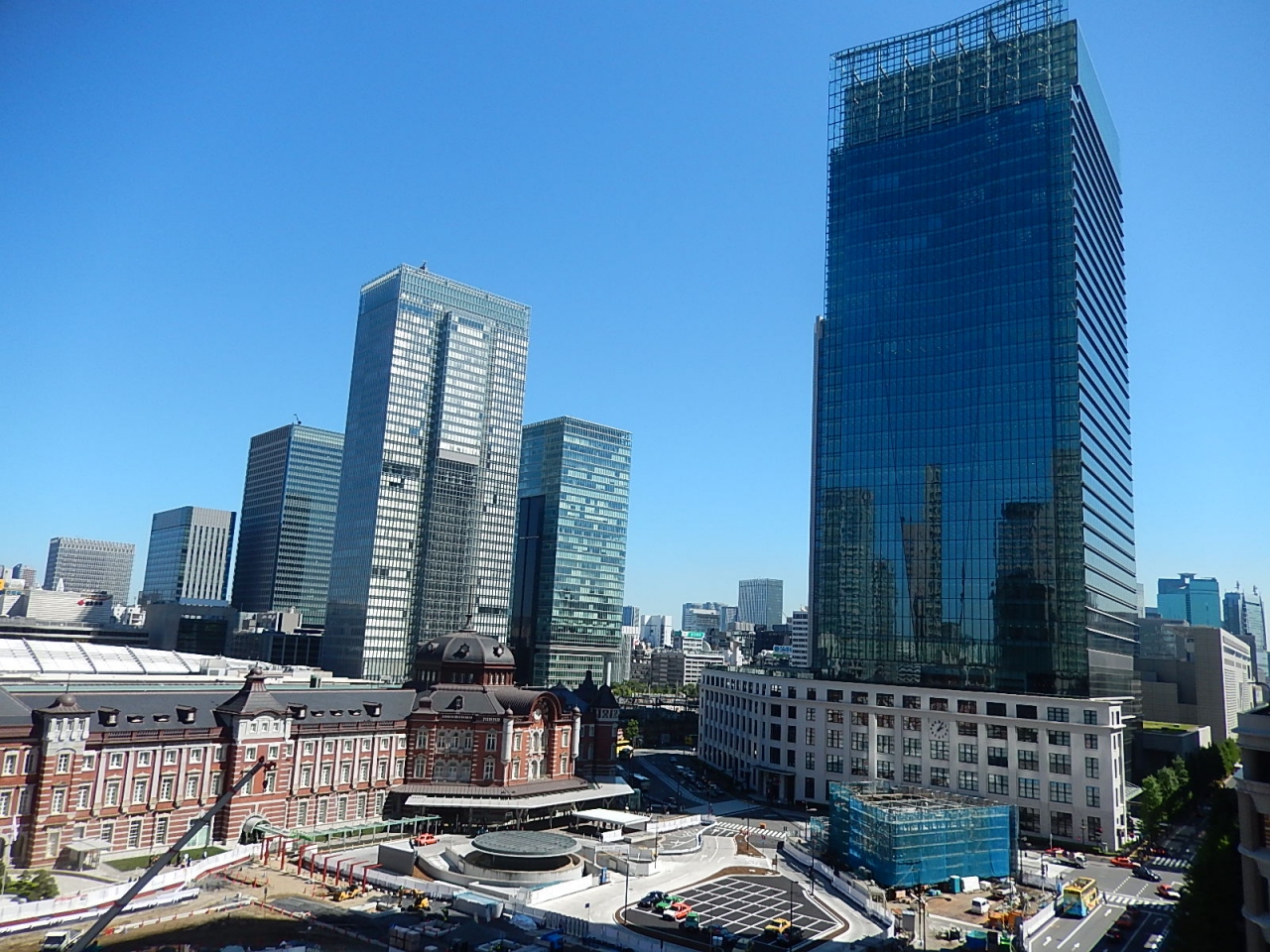 新丸の内ビルからみられる東京駅丸の内付近の風景 丸の内 大手町 八重洲 東京 の旅行記 ブログ By Tsunetaさん フォートラベル