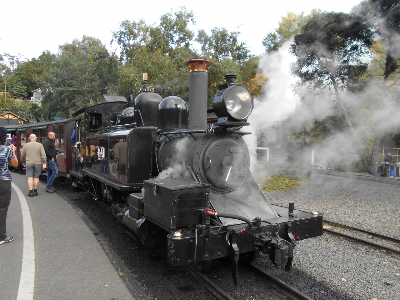 オーストラリア旅行⑧メルボルンその3:パッフィン・ビリー鉄道・蒸気機関車&市内散策&インターコンチネンタル・ハイティー