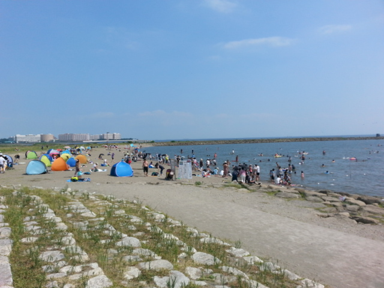 16 08 葛西臨海公園で海水浴体験 葛西 東京 の旅行記 ブログ By もりおんさん フォートラベル