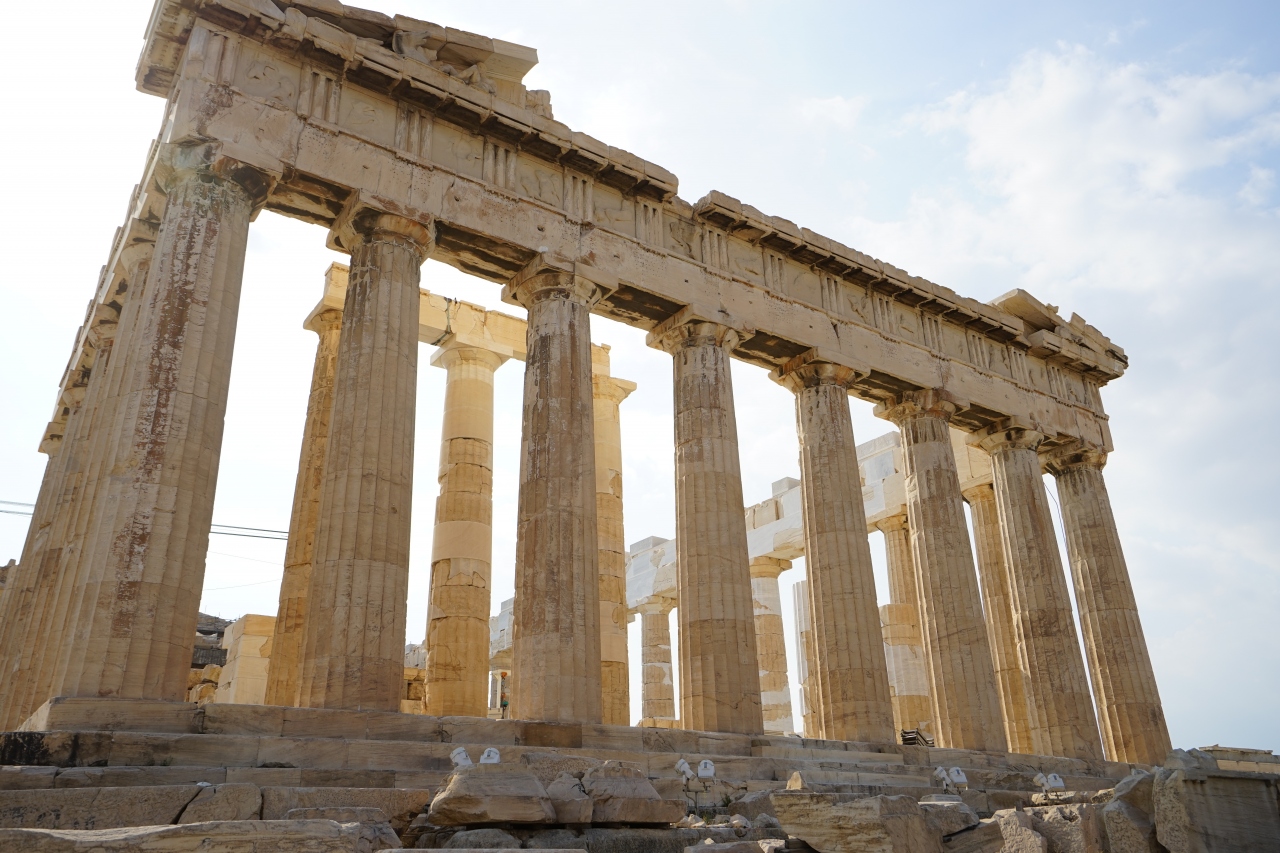 16 8 夏旅 ギリシャ 3 アテネのアクロポリス パルテノン神殿 アテネ ギリシャ の旅行記 ブログ By Mo2さん フォートラベル
