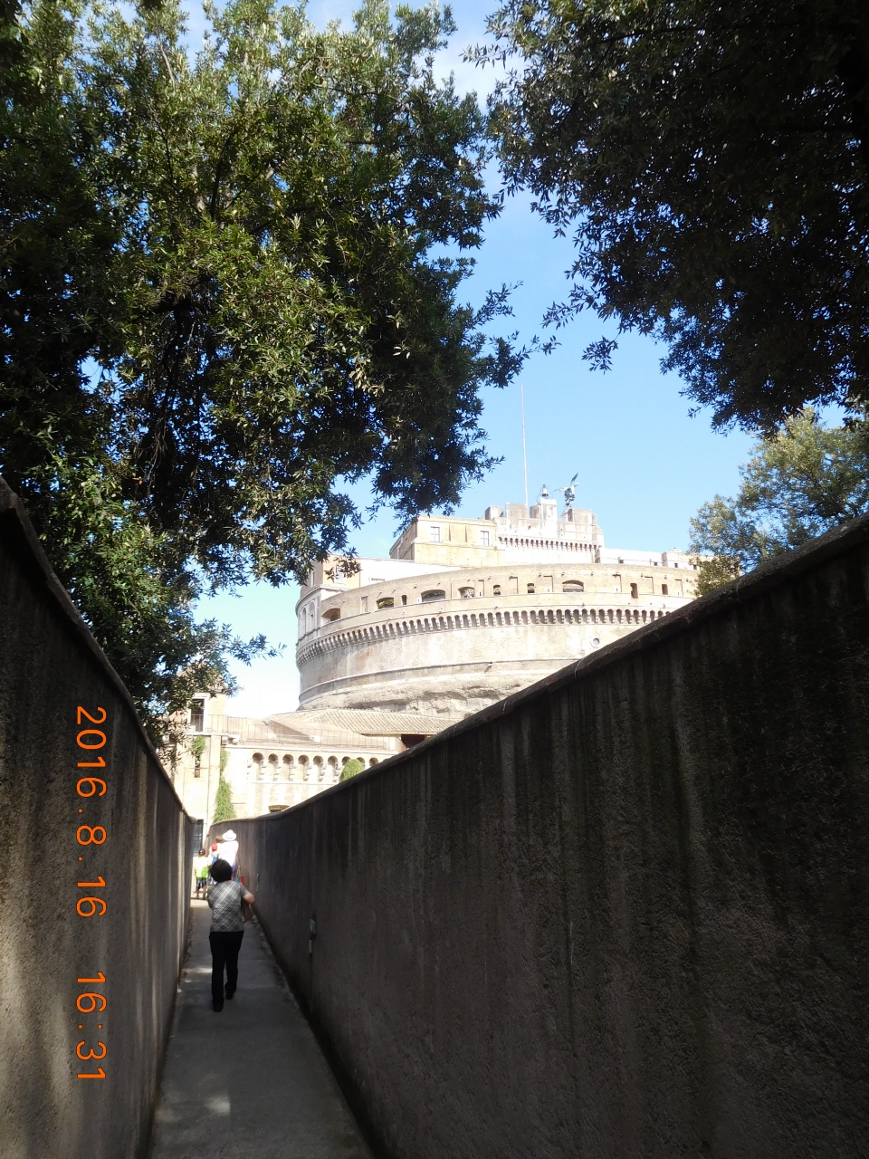 サンタンジェロ城 秘密の通路 ローマ 初めてのドイツ１３回目のイタリア ６日目 ローマ イタリア の旅行記 ブログ By フォルナリーナさん フォートラベル