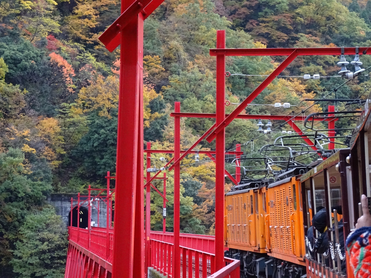 紅葉 トロッコに乗って 紅葉堪能 宇奈月 黒部峡谷 富山県 の旅行記 ブログ By Naniwa Ladyさん フォートラベル