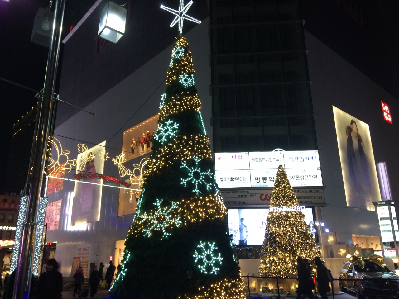 年末のソウルで街歩き16 1 明洞新世界 夜景 ソウル 韓国 の旅行記 ブログ By りいいさん フォートラベル