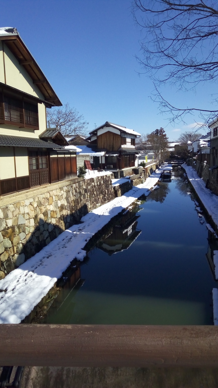 珍しい 雪の八幡堀 滋賀県の旅行記 ブログ By ふらんきんせんすさん フォートラベル