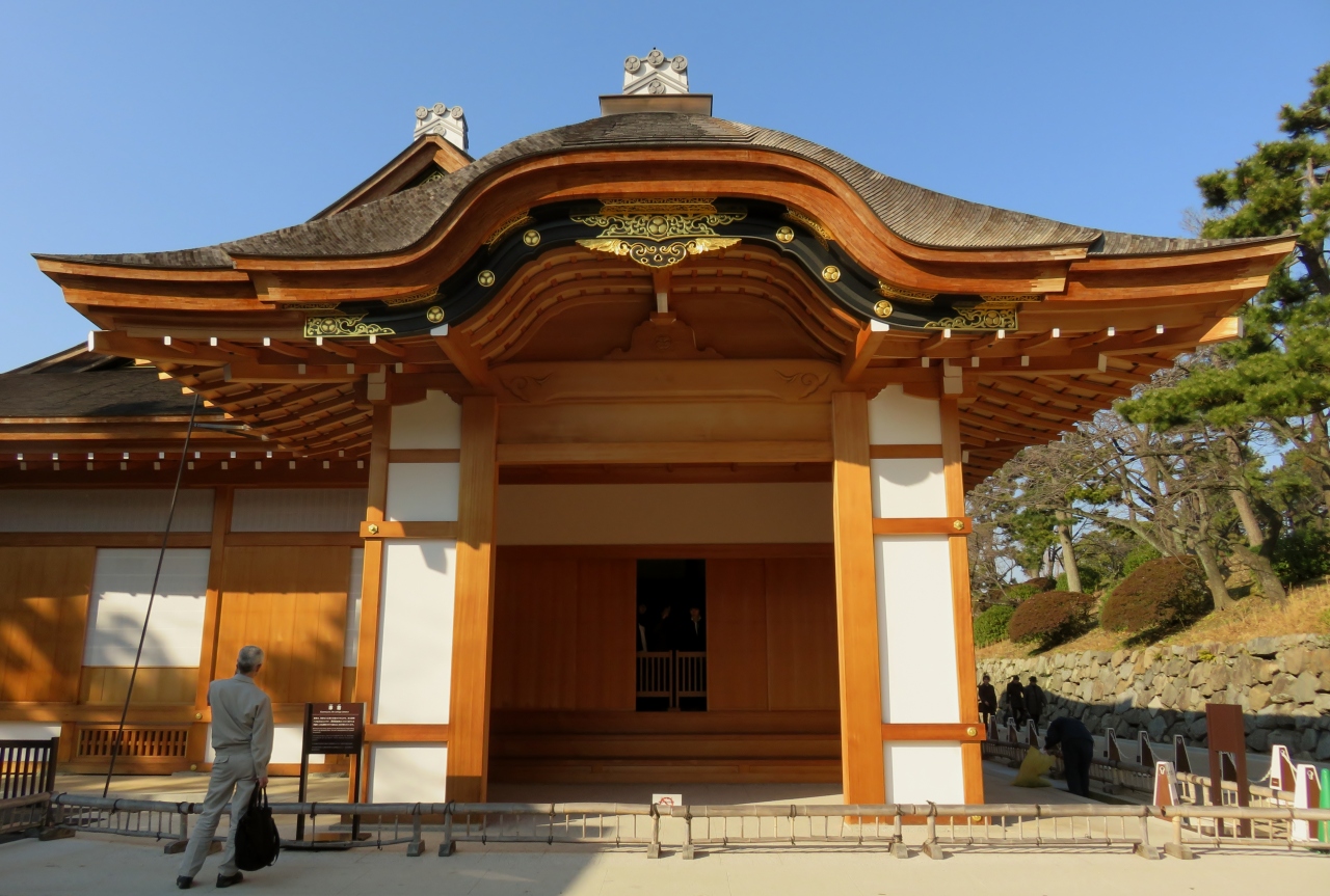 17早春 梅の花が咲き始めた名古屋城散策 7 8 2月16日 7 再建の本丸御殿 1 狩野派の障壁画 玄関 表書院 名古屋 愛知県 の旅行記 ブログ By 旅人のくまさんさん フォートラベル