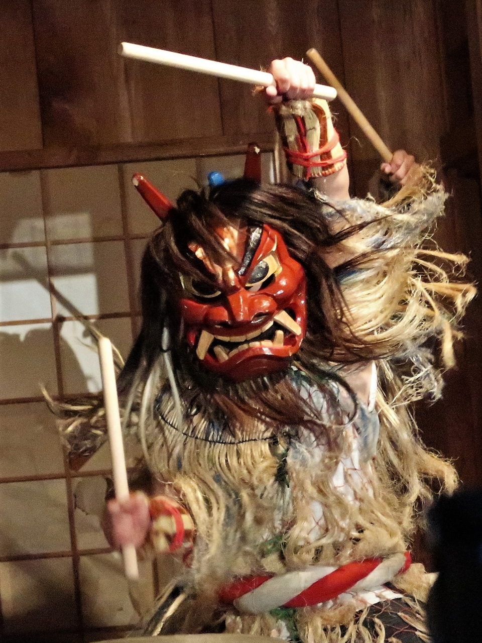 なまはげ柴灯まつり5 7 なまはげ太鼓 打ち鳴らし 勇壮な響き 迫真の仕草 男鹿 秋田県 の旅行記 ブログ By マキタン２さん フォートラベル