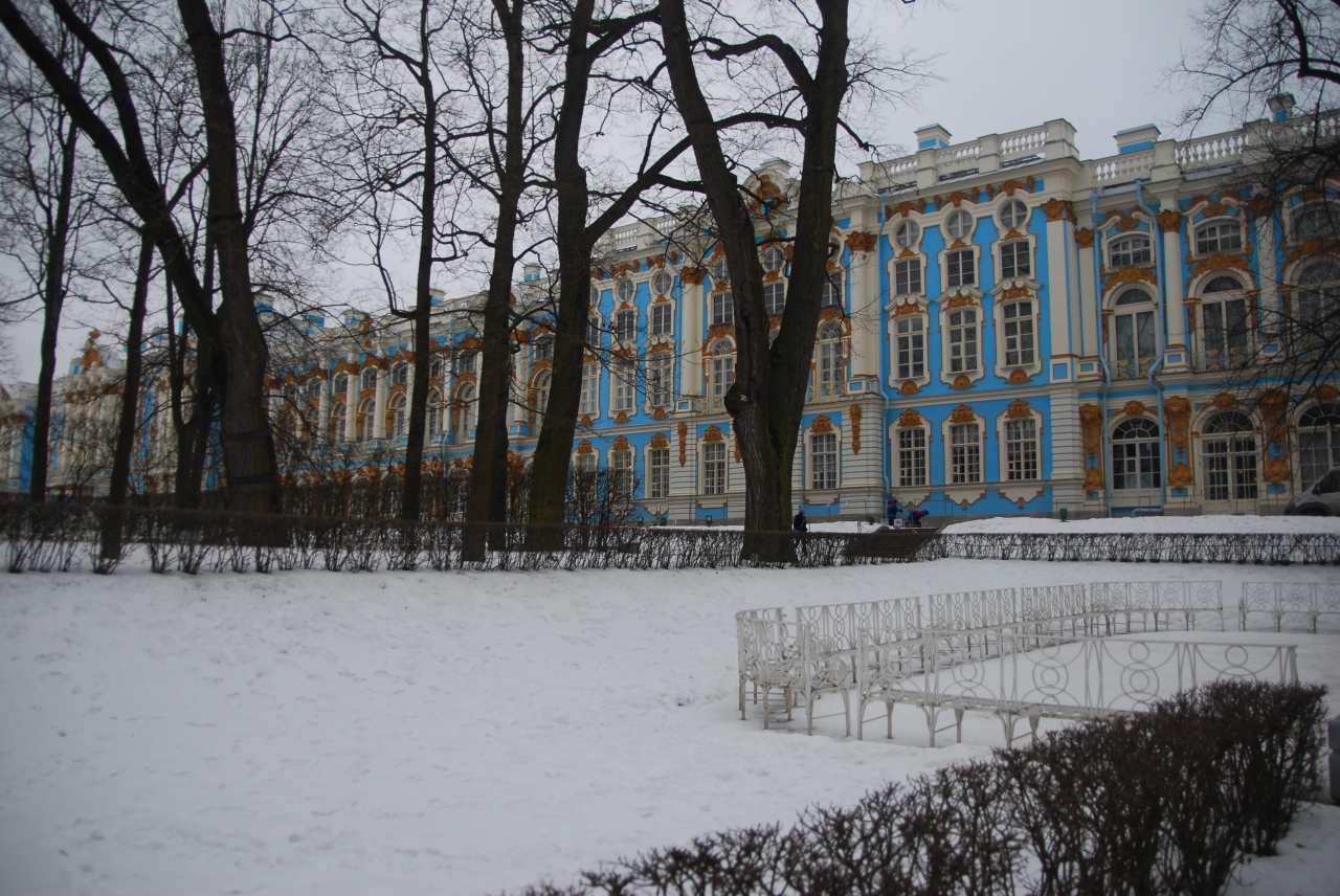 17 真冬のロシア 2 雪景色の夏の宮殿 エカテリーナ宮殿 サンクトペテルブルク ロシア の旅行記 ブログ By カンゲンさん フォートラベル