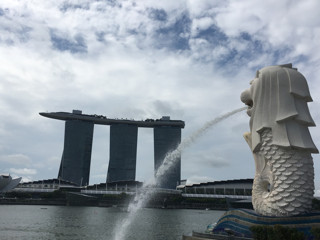 初シンガポール マーライオン公園 フェアモントホテルプール編 シンガポール シンガポール の旅行記 ブログ By リコさん フォートラベル